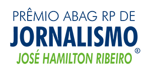Logotipo prêmio abagrp de jornalismo